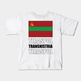 Flag of Transnistria Kids T-Shirt